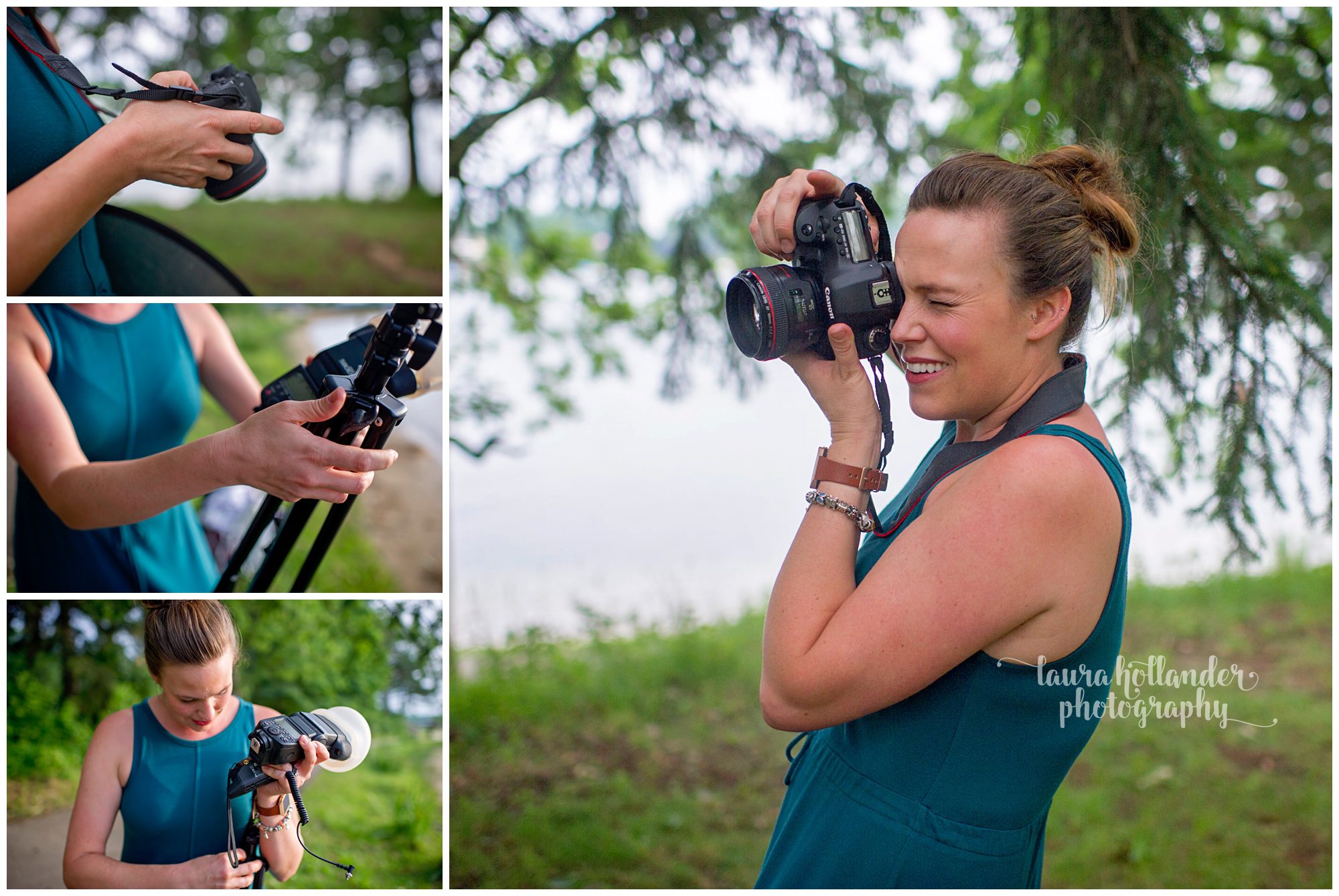 behind the scenes with Laura Hollander Photography