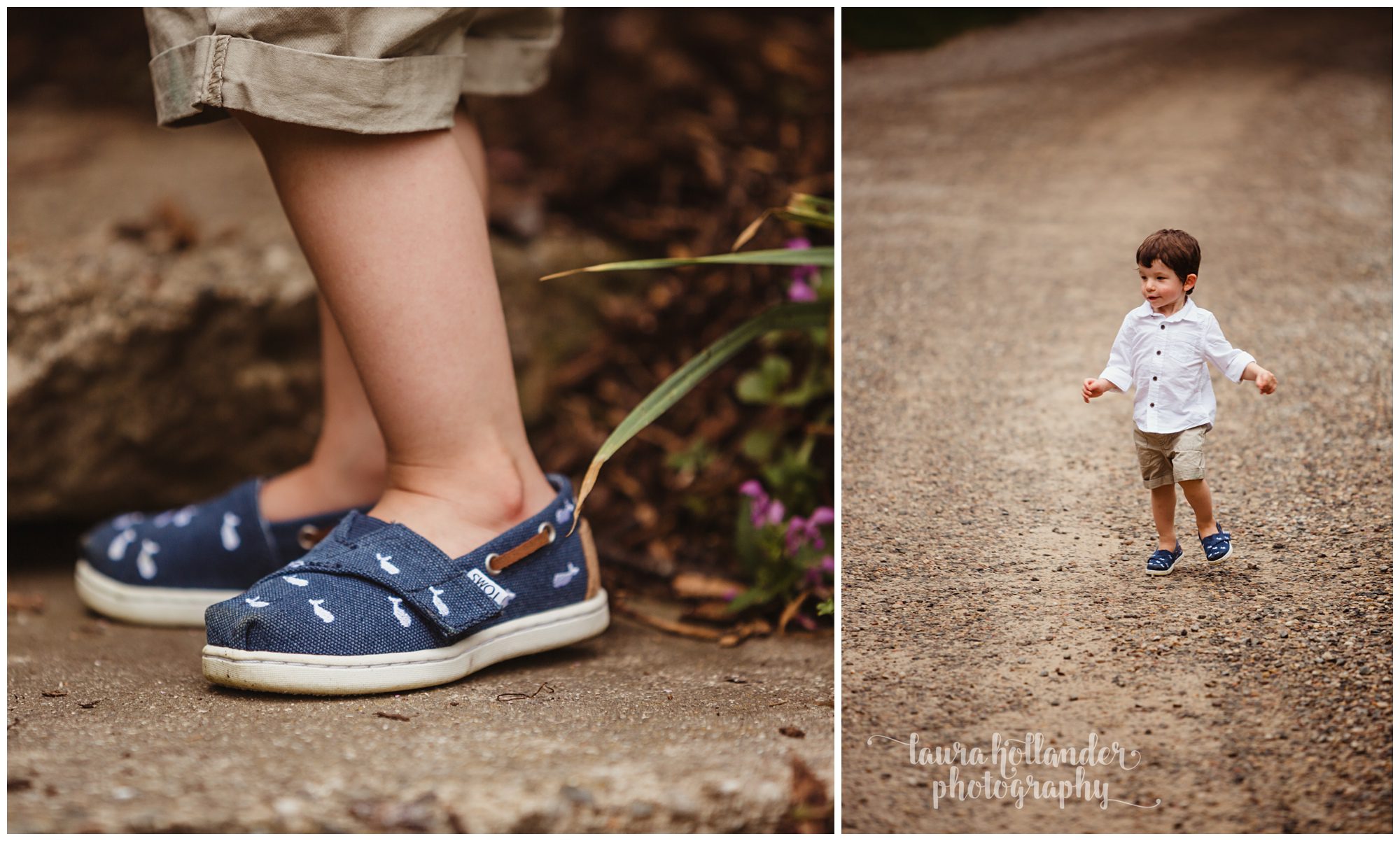 baby boy toms, two year old session running on the dirt road