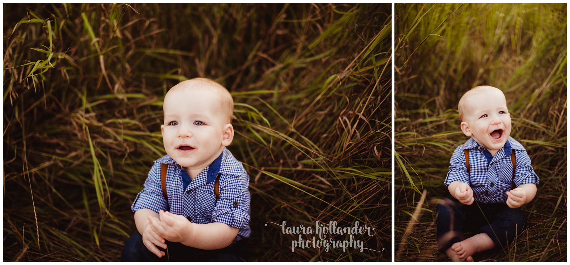 one year milestone, little boy in field, Laura Hollander Photography, Battle Creek, MI