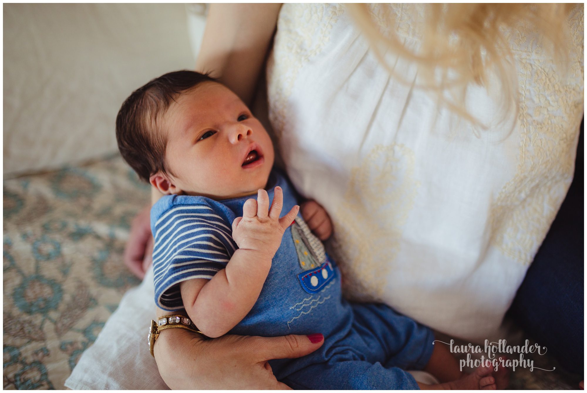 lifestyle newborn portraits in Battle Creek, MI, baby boy