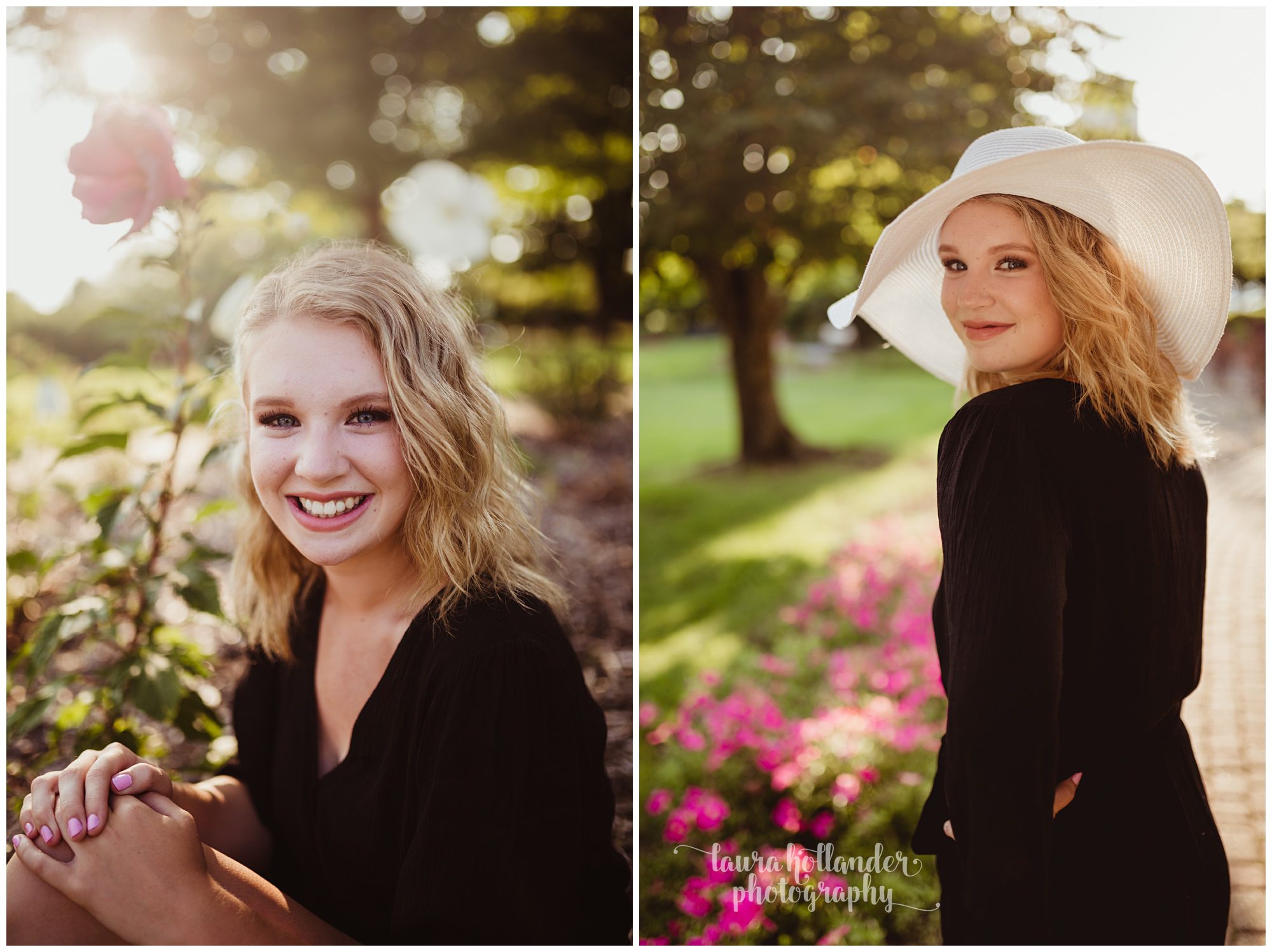 Lakeview High School senior girl, senior portraits downtown park, senior portraits what to wear, Laura Hollander PHotography