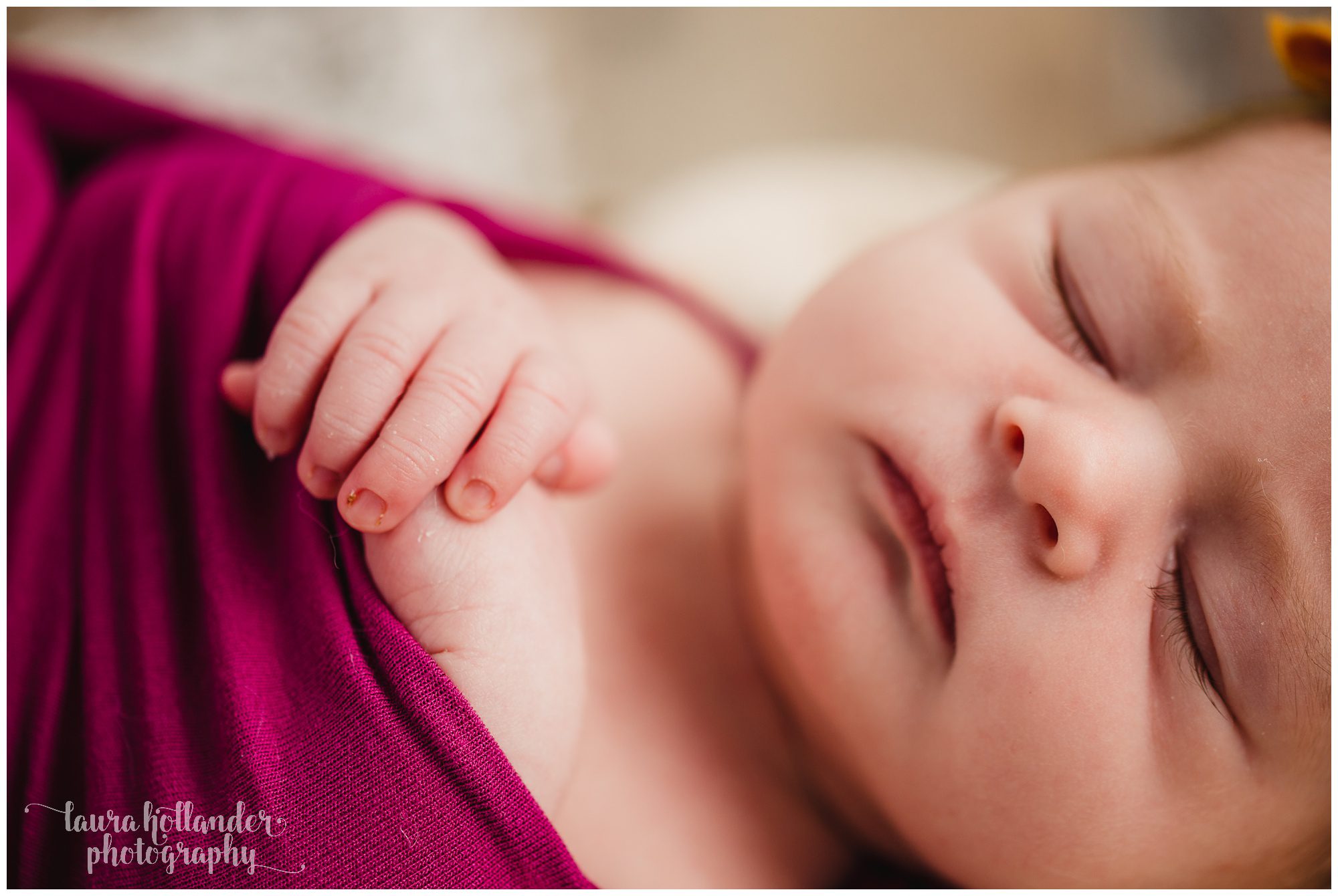 macro newborn photography