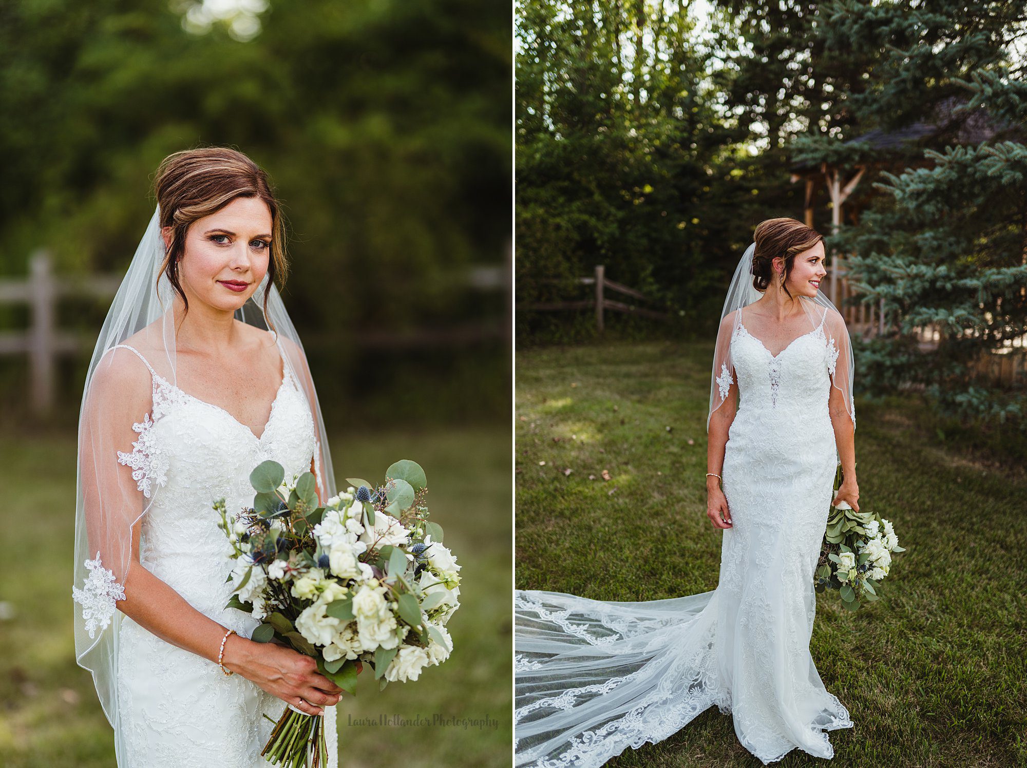 bridal portraits, fenton winery and brewery