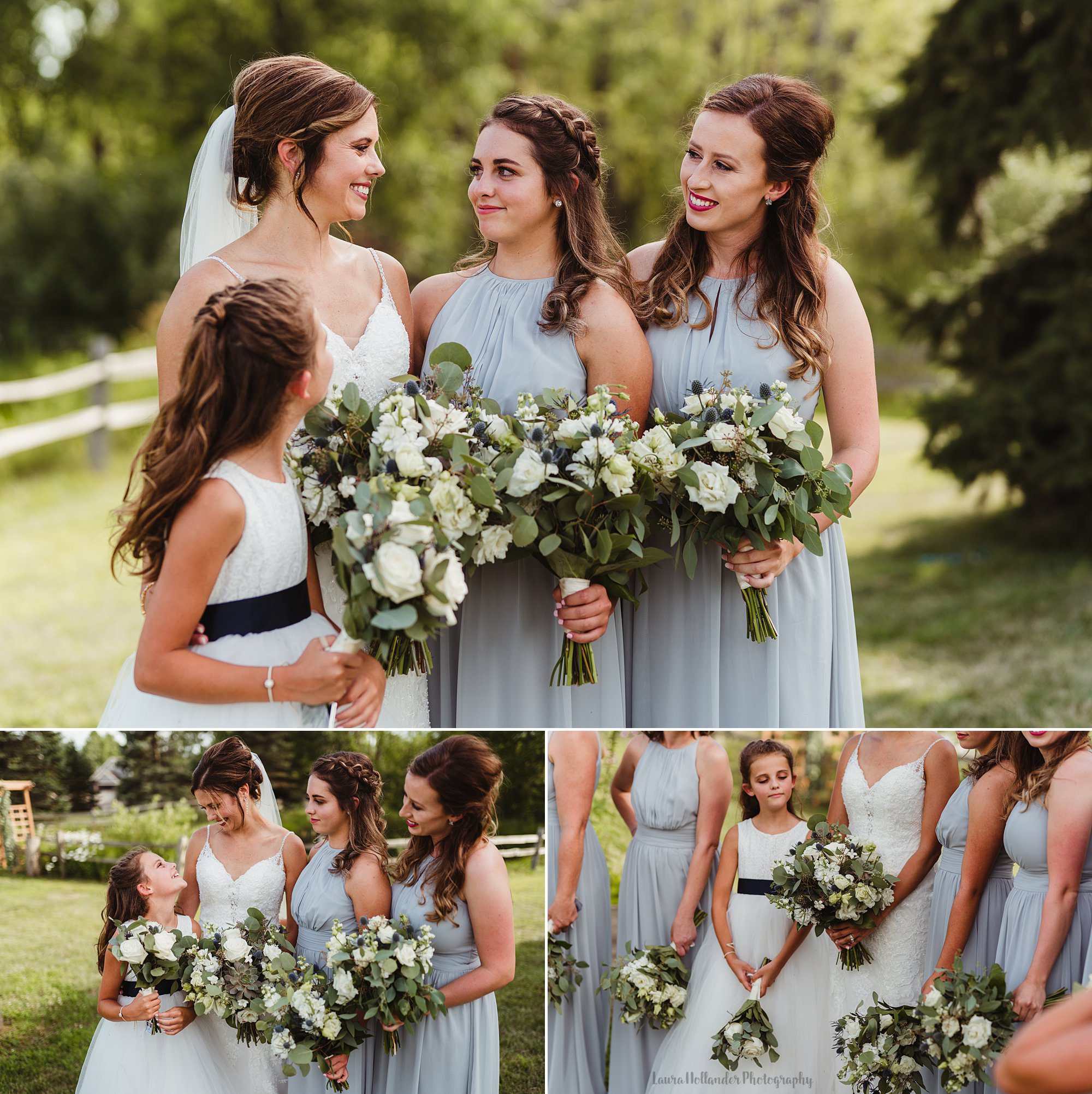 bridal party portraits, fenton winery and brewery